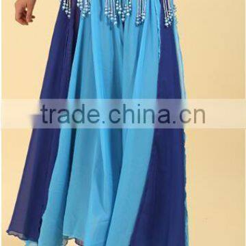 Cheap belly dance two layers fairy fancy long skirt for women Q5025