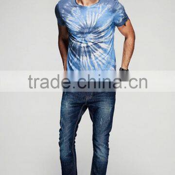 Men Tie Dye T-shirt ,cotton T-shirt, Summer Shirt,customized photo-4