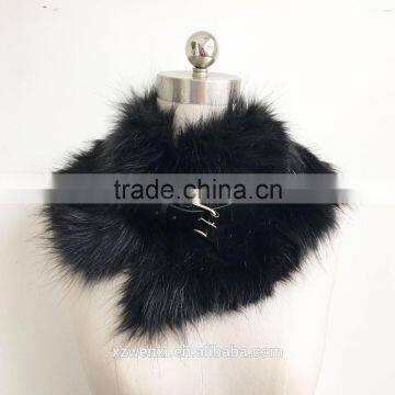 2016 New Design European Style With Adjust Leather Buttons Faux Fur Scarf Woman Collar photo-5