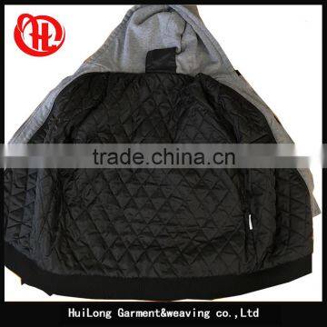 Hot Sale High Quality Washed pu Leather Fleece Hoody Men pu Jacket photo-5