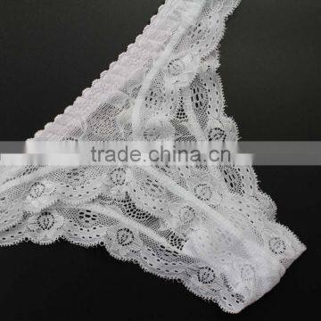 Stock Hot Selling Flower Embroidered Patterned Cute Women Sey Lace Briefs Seamless Panties Thongs G-string Lingerie Underwear br photo-5