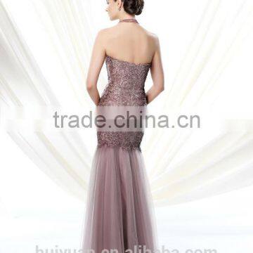 New Style Crepe Lace Strapless Bateau Neck Popular Sex Cocktail Dresses photo-3