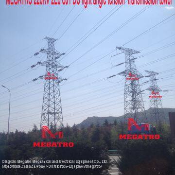 MEGATRO 220KV 2E8 SJ1 DC Light Angle Tension Transmission Tower photo-3