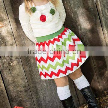 Christmas Tree Pattern Baby Top And Skirts Baby Girls' Clothing Sets photo-4