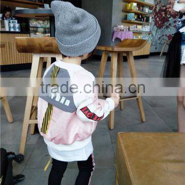 1-6 Years 2017 New Wholesale Cotton Autumn Full Sleeves Patchwork Boys Girls Jackets (pick Size Color) photo-5