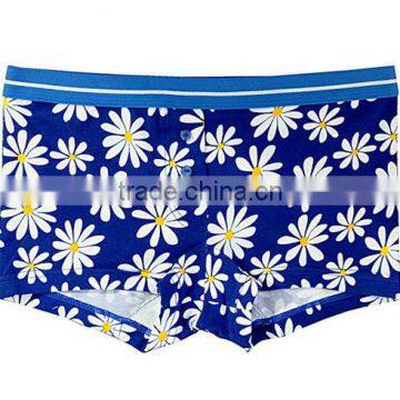 Custom Subliamation Breathable Lycra Cotton Boyshort Women Underwear