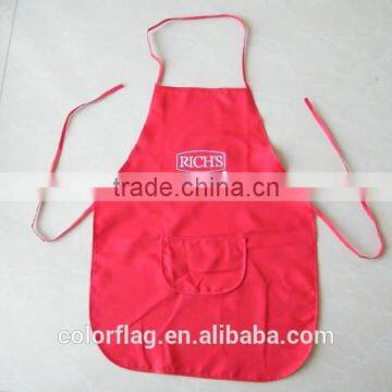 100% polyester apron