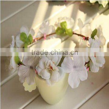 Ladies Floral Flowers Wedding Garland Forehead Hair Head Band