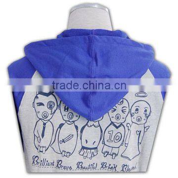 High Quality Lighter Zipper up Blue Children Winter Jacket photo-4