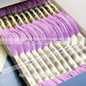 Wholesale Cross Stitch Cotton Thread Similar DMC Thread Floss Skein Cotton 1box = 12 Pieces photo-2