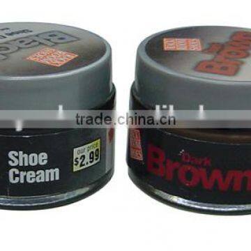 Professional solid tin shoe polish