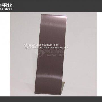 ASTM 316 Dark Brown HL Stainless Steel Sheet With High Quality photo-4