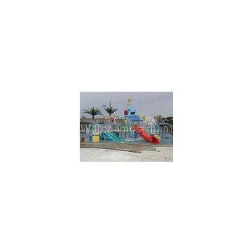 Swimming Pool Kids Water Playground With Customized Water slide and water toys