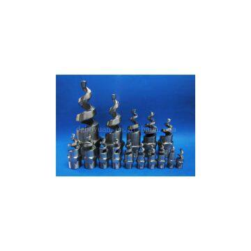 Hexagon pressure type nozzles stainless steel spiral cone spray nozzle
