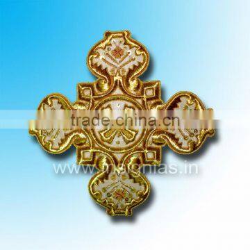 Church cross embroidery