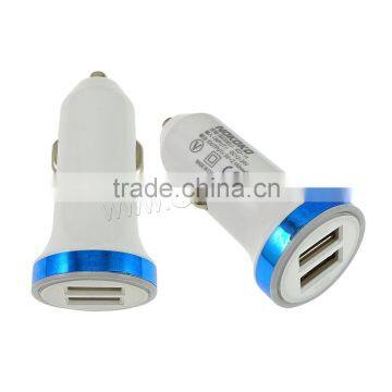 Phone accessory PC plastic car white phone charger