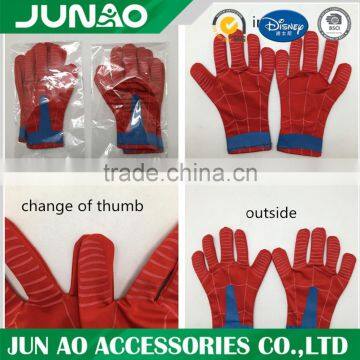 Spiderman costume gloves for kids