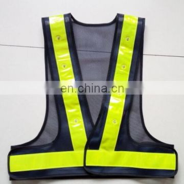 High Quality LED Safety Vest with 16 LED lights