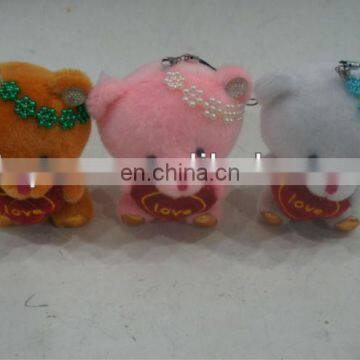 WMR1215 Mobile phone keychain\plush mobile phone chains