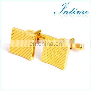 Gold Cufflinks for Mens Square Exquisite Unique Cufflinks