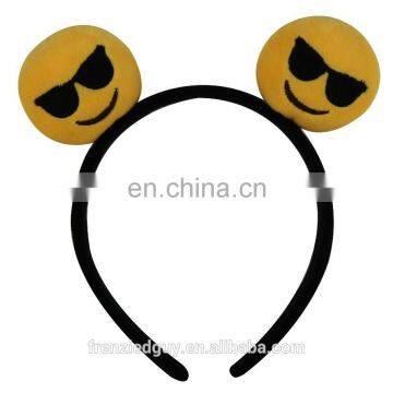 Cool Emoji face funny party headband