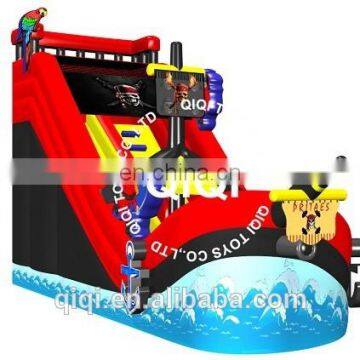 New inflatable pirate ship water slide inflatable slide for sale