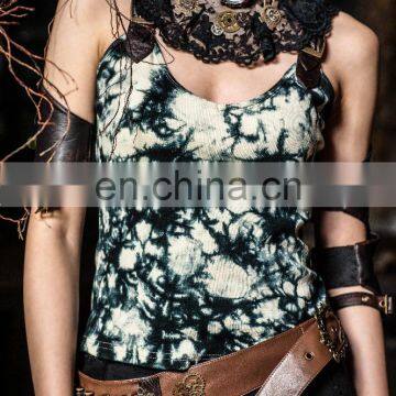 Steampunk Laced Jabot With Gear Decorations on a Choker-collar With a Real Clock photo-5