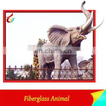 High Emulational Fiberglass Decorative Elephant