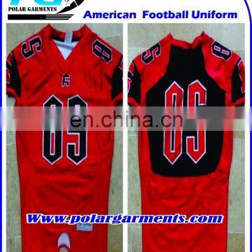 Custom design Sublimated American football Uniforms