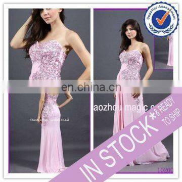 Arrival 2012 Sexy Sweetheart Strapless Chiffon Beaded A-Line Empire Designer Prom Dresses Party Gowns Homecoming Dress