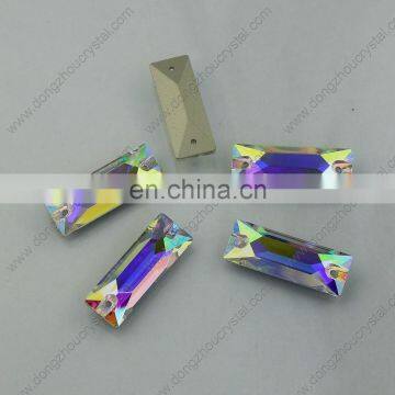 Wholesale Cosmic Baguette AB Sew On Crystal Garment Stone in High-quality