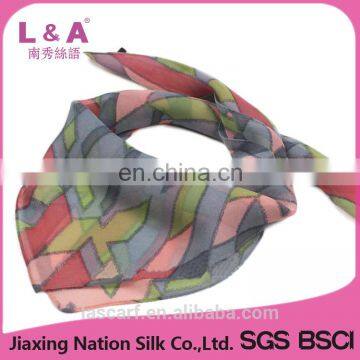 Digital printing silk kerchief