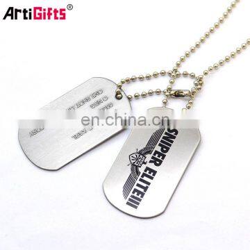 The queen of quality stainless steel simple dogtags