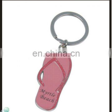 Personalized metal mini shoe keyring custom logo keychain