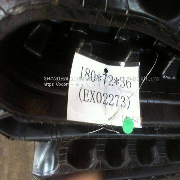 Nissan H08 Hanix 180*72*36 Rubber Tracks for Construction Machine Parts