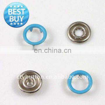 four parts metal prong snap button custom craw snap ring for garment