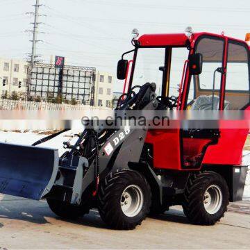 D25mini wheel loader, quickhitch,Hydraulic joystick,four in one bucket