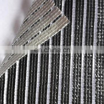 temperature control sun reflective fabric screen aluminum greenhouse net with uv stabilizer