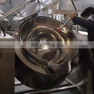 commercial electric cooking pot cooking kettle/industrial steam pressure kettle/jacketed cooker