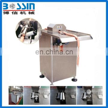 Pneumatic stainless steel hot dog sausage tying machine