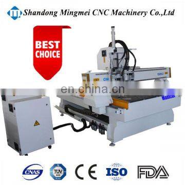 6 Axis 4x8 ft Cnc Router Three Heads Door Cnc Router Engraver Dsp Controller photo-3