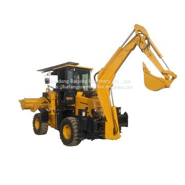 Multi-Function Front Loading and Rear Digging Machine