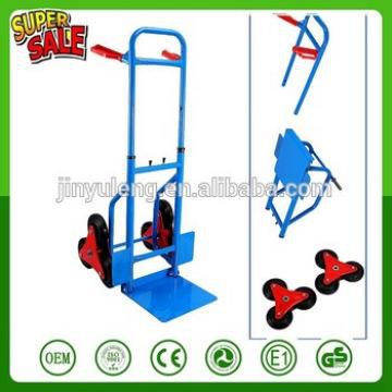 200Kg capacity 6 Wheel Stair Climbing hand truck Trolley Barrow Cart Garden Tool telescopic handle hand truck hand trolley