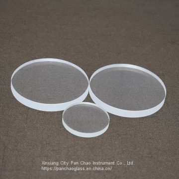 High quality wholesale polished quartz glass disc for uv filtering with factory price