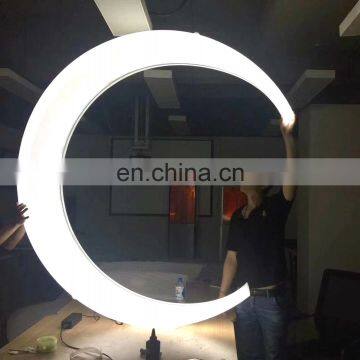 Jewelry Clothes Shops Promotion Decoration 3D Printing Electroplate Heart Ball Models for Big Plaza Holiday Party
