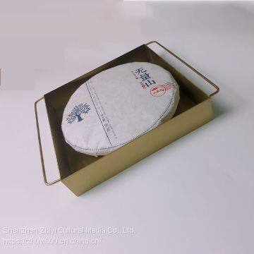 Brass Handle Tea Tray, Special for 357/400g Tea Cake, Support Customized Size photo-4