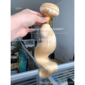 Human Hair 613 Body Wave Bundles With Frontal Lace Closure 10a