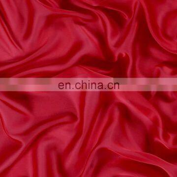 Custom Color Shiny Polyester 50D Silk Satin Chiffon Fabric for High Quality Dress photo-2