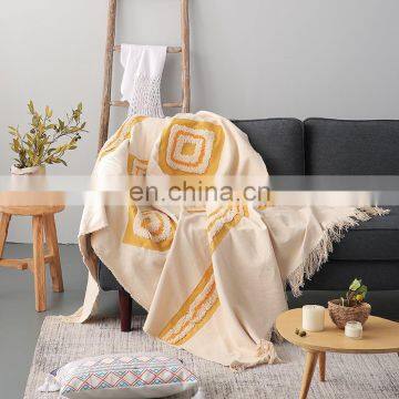 RAWHOUSE Woven Tapestry Retro Home Deco Style With Tassels Moroccan Aztec Blanket photo-4