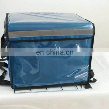 Take away Service Custom logo Insulated food delivery bag motorcycle Thermal box cooler bag